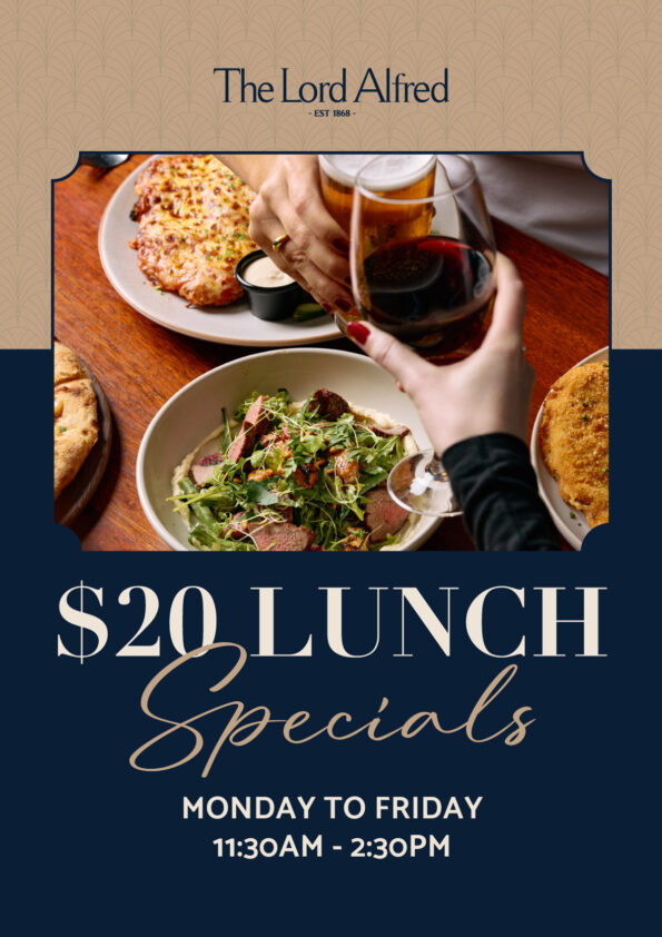 Lunch specials at Lord Alfred